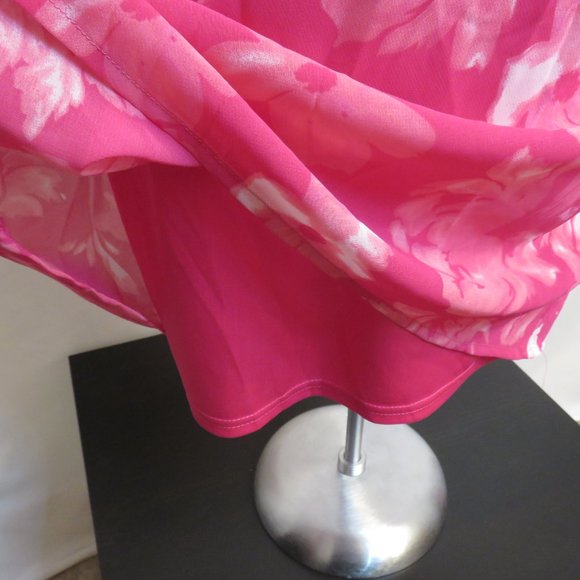 Together (Sears):  Pink Blouse with Flowers - Picture 5 of 8